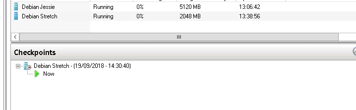 Hyper V Checkpoint