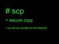 Linux scp command
