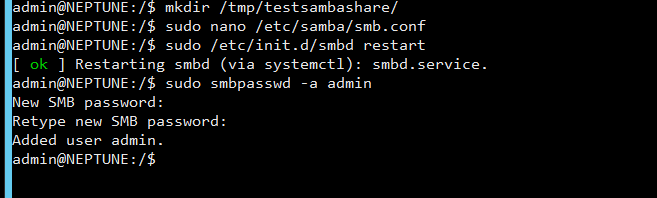 Samba smbpasswd