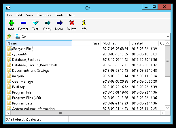 7Zip File Manager